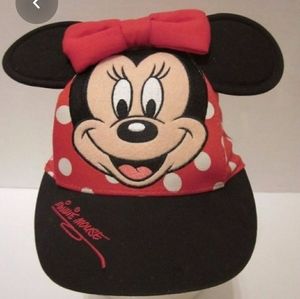 🐭🍄Minnie mouse Polka Dot baseball cap w/ears